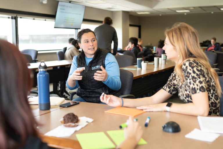 IUPUI students and community members collaborated at the workshop.