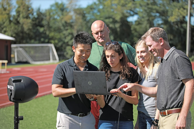 Kei Kawata educating others on brain injuries