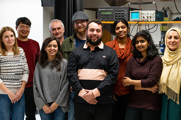 Researchers at the Dragnea lab